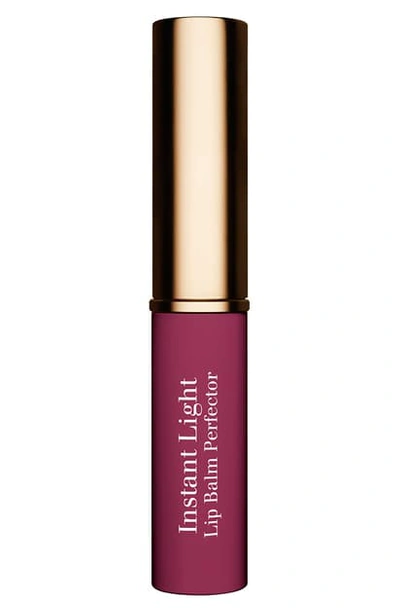Clarins Instant Light Lip Balm Perfector, 0.06 oz In 08 Plum Shimmer