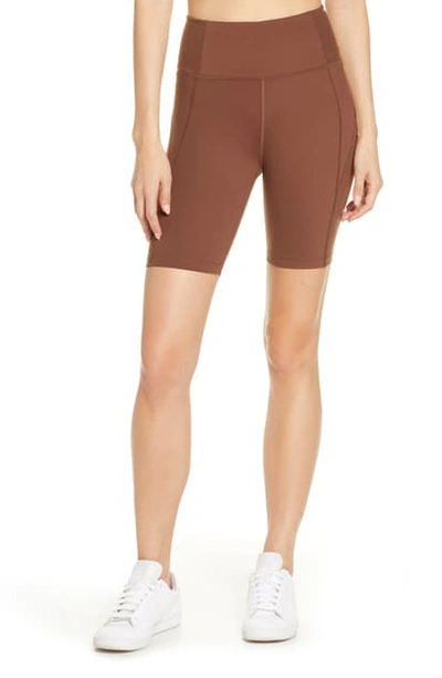 Girlfriend Collective High Waist Bike Shorts In Valley