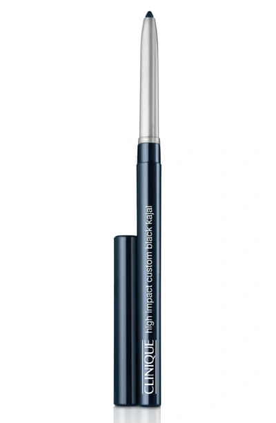 Clinique High Impact Custom Black Kajal Eyeliner Pencil In Blue