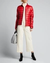 Canada Goose Hybridge Lite Hooded Packable Down Jacket In Red
