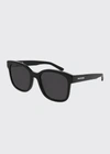 BALENCIAGA RECTANGLE ACETATE SUNGLASSES,PROD153650018