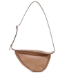 The Row Small Slouchy Banana Bag In Calf Leather In Brown