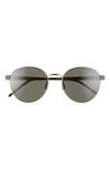 SAINT LAURENT 55MM OVAL SUNGLASSES,SL M65002M