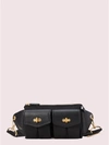 Kate Spade Cargo Nylon Medium Sling Bag In Black