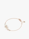 Kate Spade Precious Pansy Bracelet In Cream Multi/rose Gold