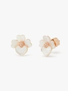 KATE SPADE PRECIOUS PANSY STUDS,ONE SIZE