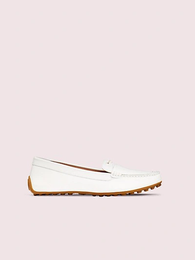 Kate Spade Deck Loafers In Optic White