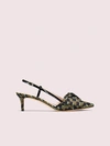 Kate Spade Marseille Pumps In Ivy Leaf Trellis