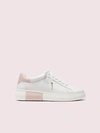 Kate Spade Lift Sneakers In Optic White/tutu Pink