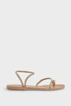 Ancient Greek Sandals Eleftheria Braided Metallic Leather Sandals In Y Gold