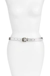 REBECCA MINKOFF REVERSIBLE LEATHER BELT,RM100470