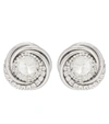 ALESSANDRA RICH CRYSTAL-EMBELLISHED CLIP-ON EARRINGS,P00444390