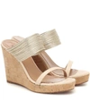 AQUAZZURA RENDEZ VOUS 105 WEDGE SANDALS,P00453451