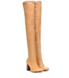 LOEWE LEATHER OVER-THE-KNEE BOOTS,P00458365