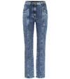 VERSACE HIGH-RISE STRAIGHT JEANS,P00466859