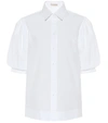 ALAÏA COTTON-POPLIN SHIRT,P00467385