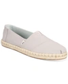 TOMS WOMEN'S PLANT-DYED ALPARGATA FLATS WOMEN'S SHOES