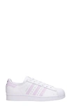 ADIDAS ORIGINALS SUPERSTAR W SNEAKERS IN WHITE LEATHER,11337280
