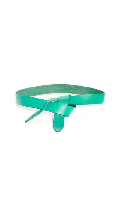 Isabel Marant Lecce Belt In Green