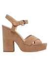 KATE SPADE Grace Suede Platform Sandals