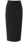 Dolce & Gabbana Wool-blend Pencil Skirt In Black