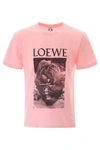 Loewe Lord Of The Flies Cotton Jersey T- Shirt In Pink