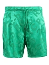 Rochambeau Drawstring Sport Shorts Green In Green