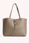 Rebecca Minkoff Megan Large Leather Tote In Sandrift