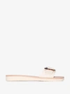 Ancient Greek Sandals Neutral Aglaia Leather Slides In Neutrals