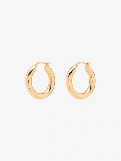Jil Sander Gold-plated Hoop Earrings