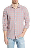 FAHERTY CLOUD SUMMER BLEND REGULAR FIT STRETCH CHECK BUTTON-UP SHIRT,MWS2007