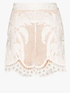 ZIMMERMANN FLORAL EMBROIDERED SHORTS,7902ABRI14896993