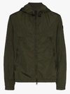 Moncler Grimpeurs Hooded Soft Shell Ski Jacket In Green
