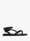 OFF-WHITE ZIP TIE LEATHER SANDALS - WOMEN'S - LEATHER,OWIA230S20LEA001100014807308