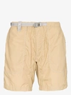 AND WANDER BROWN BELTED CLIMBING SHORTS,AW01FF02914281127
