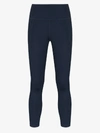 Girlfriend Collective Compressive High-rise Leggings In Blue