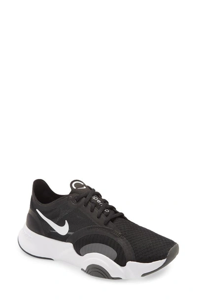 Nike Women's Superrep Go Training Shoes In White/black/dark Smoke Grey