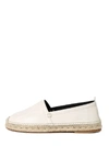 LOEWE LEATHER ESPADRILLES WHITE,11338473