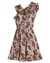 ULLA JOHNSON Iliana Ruffled Poplin Mini Dress,060048558307