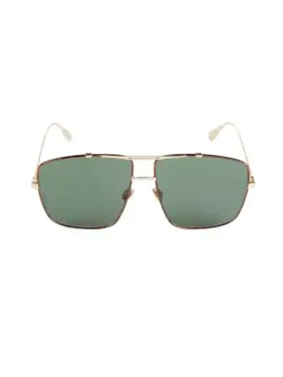 Dior Monsieur 64mm Aviator Sunglasses In Green