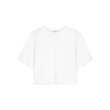 COTTON CITIZEN TOKYO WHITE CROPPED COTTON T-SHIRT,3217811