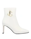 Jimmy Choo Ankle Boot In White