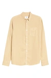 Nn07 Levon Slim Fit Button-down Shirt In Khaki