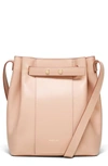 Demellier Naples Leather Shoulder Bag In Blush