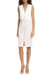 TED BAKER ANNISE EXPOSED ZIP SLEEVELESS DRESS,240107-ANNISE-WMF