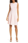 TED BAKER SLEEVELESS KNIT FIT & FLARE DRESS,240694-BALIEEY-WMD