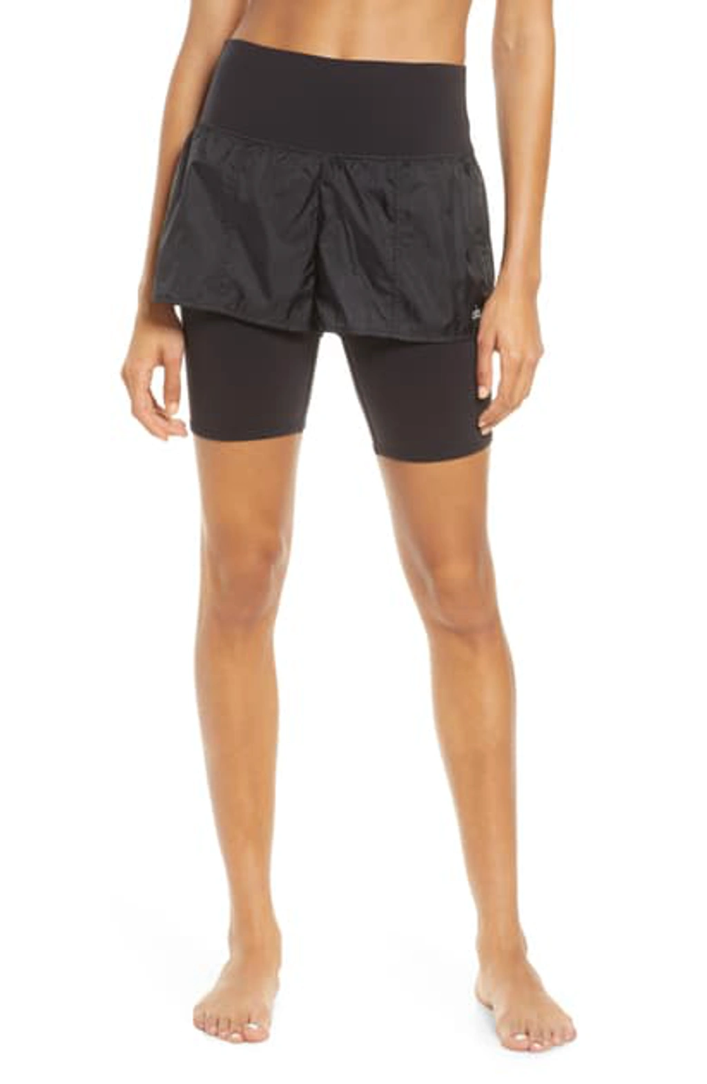 Alo Yoga High Waist Circuit Shorts In Black ModeSens