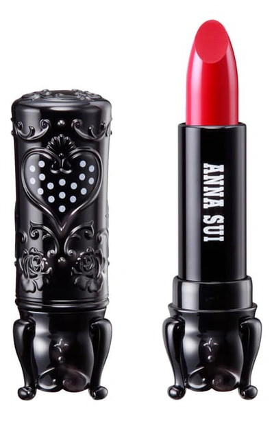Anna Sui Black Rouge Lipstick In Charming Red