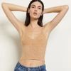SANDRO KNIT TOP WITH STRAPS