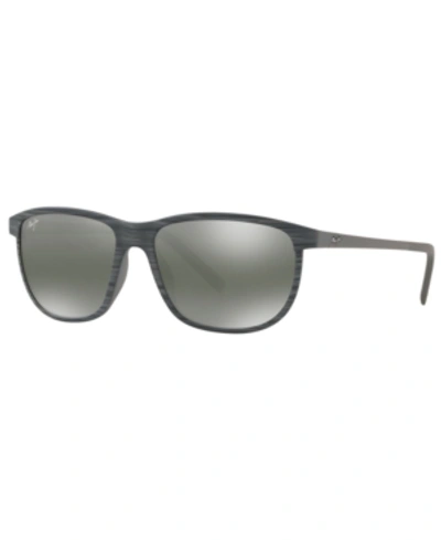 Maui Jim Unisex Dragon's Teeth Polarized Sunglasses, Mj000608 In Grey Polar